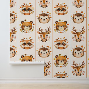 Autumn Woodland Animals Wallpaper