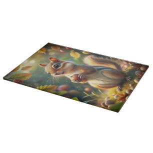 Autumn Woodland Cutting Board