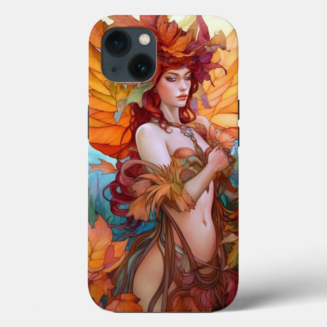 Autumn Woodland Fairy Fantasy Art Case-Mate iPhone Case (Back)