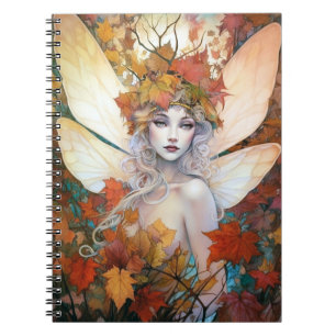 Autumn Woodland Fairy Fantasy Art Notebook