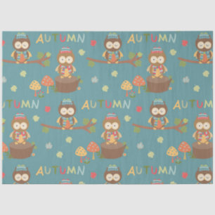 Autumn Woodland Series Design 3 Tissue Paper