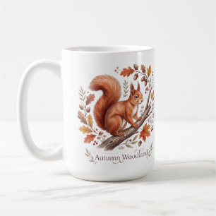 Autumn Woodland Squirrel   Coffee Mug