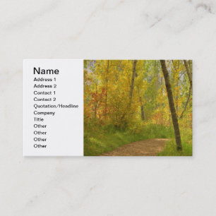 Autumn Woodlands Business Card