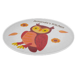 Autumn Woods Cutting Board