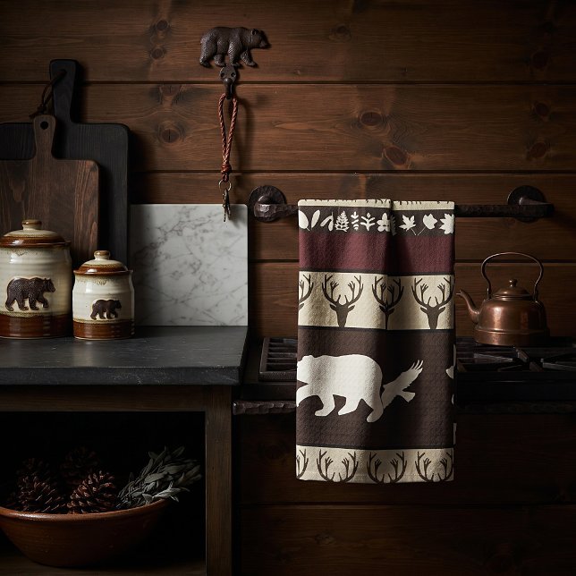 Autumn woods kitchen towel (Creator Uploaded)