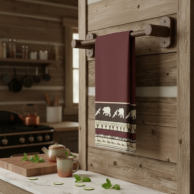 Autumn woods kitchen towel (Creator Uploaded)