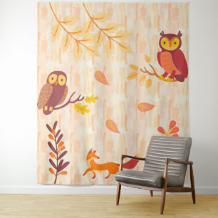 Autumn Woods Tapestry