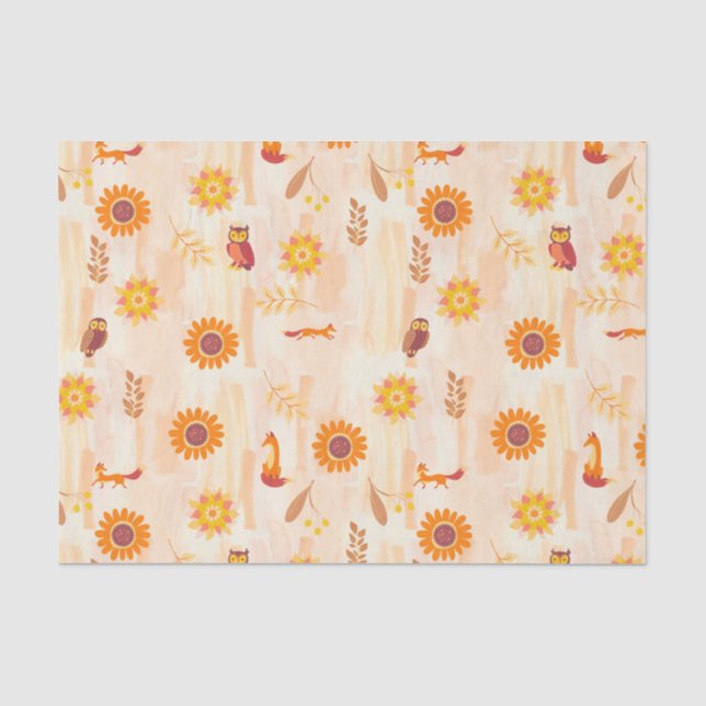 Autumn Woods Tissue Paper (Front)