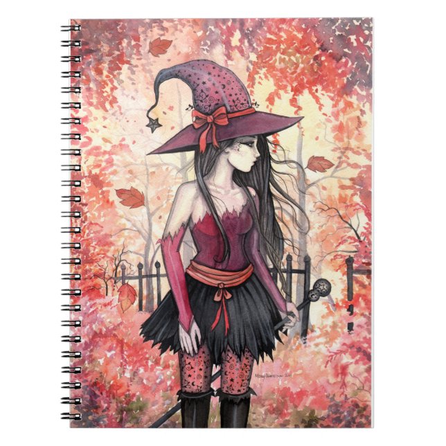 Autumn Woods Witch Notebook (Front)