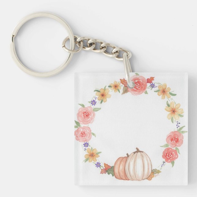 Autumn Wreath Keychain (Front)