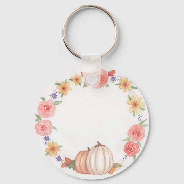 Autumn Wreath Keychain (Front)