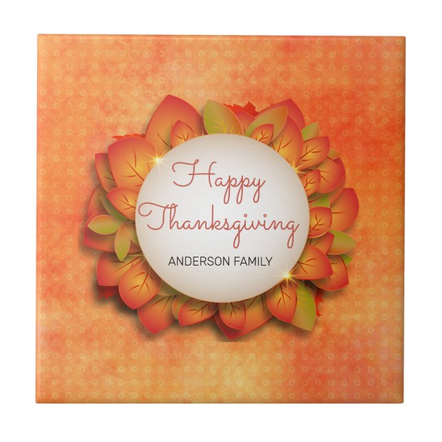 Autumn Wreath Tile (Front)