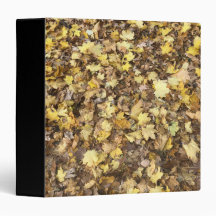 Autumn Yellow Leaves Collection 1.5" Binder