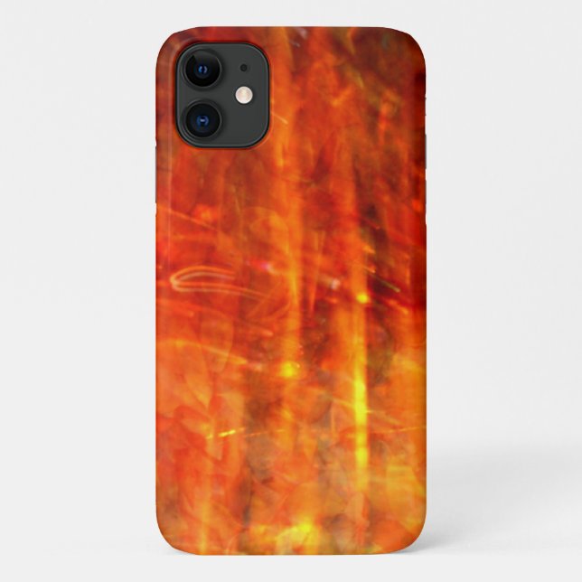 Autumnal Abstract in Orange Case-Mate iPhone Case (Back)