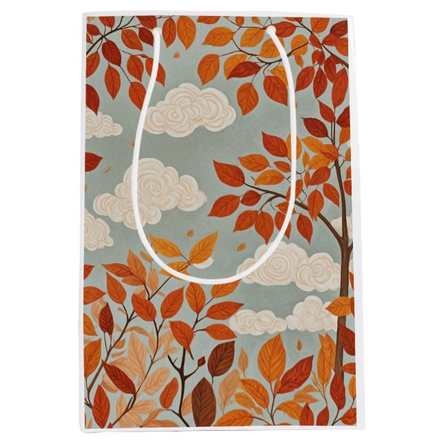 Autumnal Ascent Medium Gift Bag (Front)