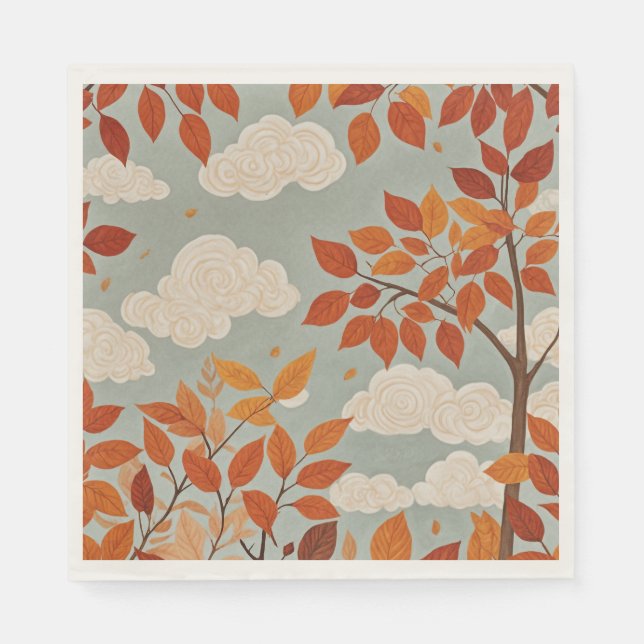 Autumnal Ascent Napkin (Front)