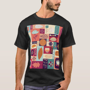 Autumnal Decorative Vintage Background Art T-Shirt