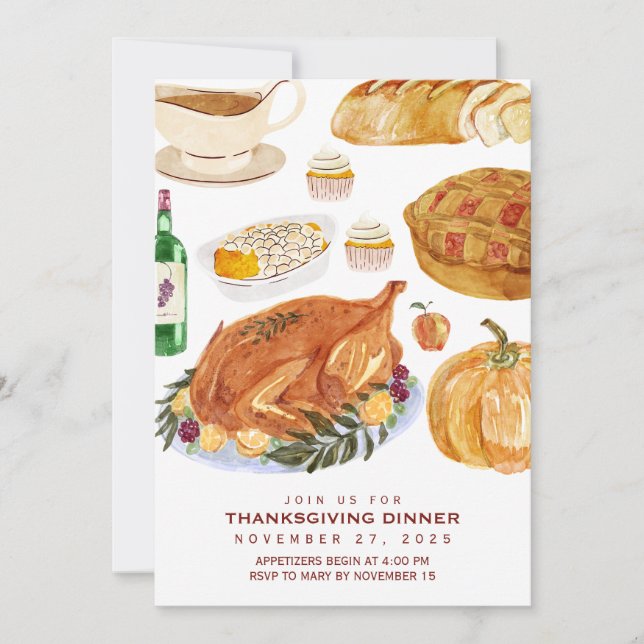 Autumnal Feast Card (Front)