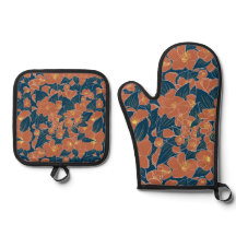 Autumnal Floral Oven Fall Kitchen Decor