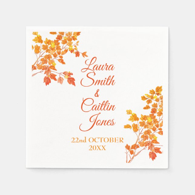 Autumnal Napkin (Front)