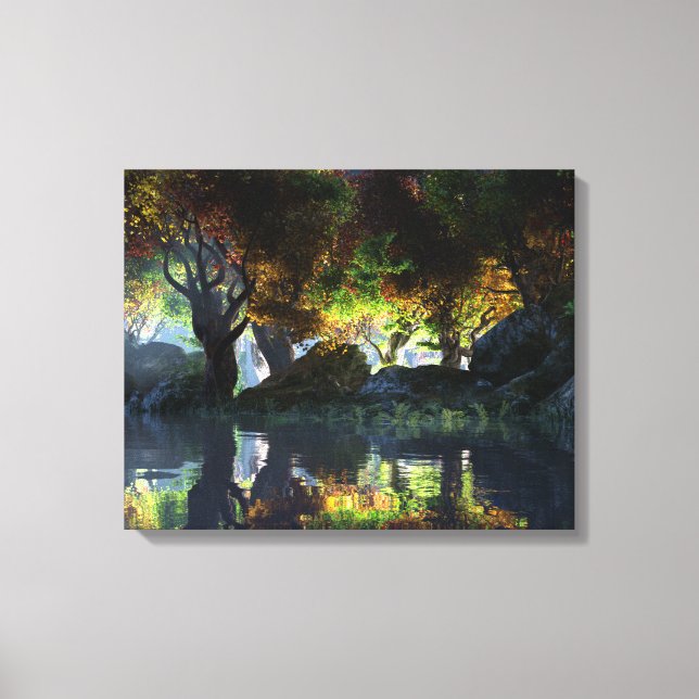 Autumnal (Night) Canvas Print (Front)