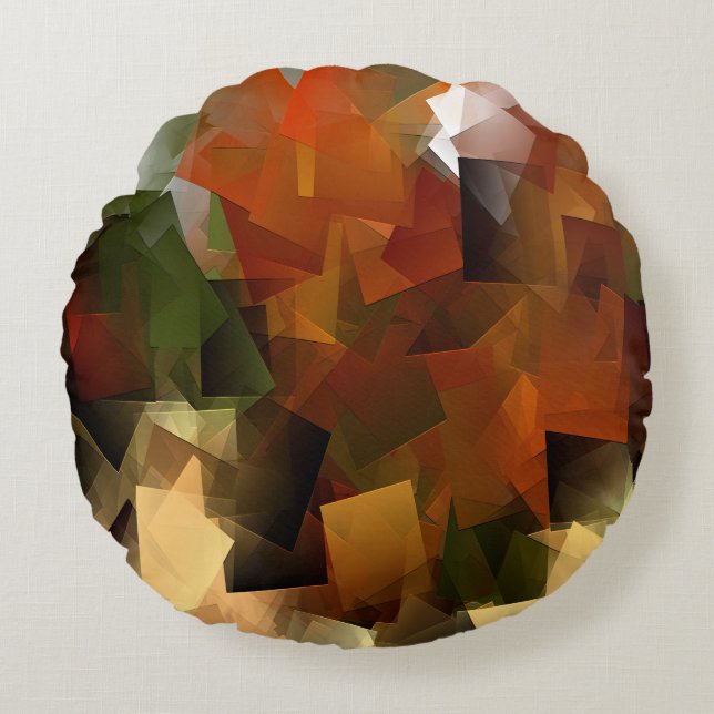 Autumnal Partyin'...... Round Pillow (Front)