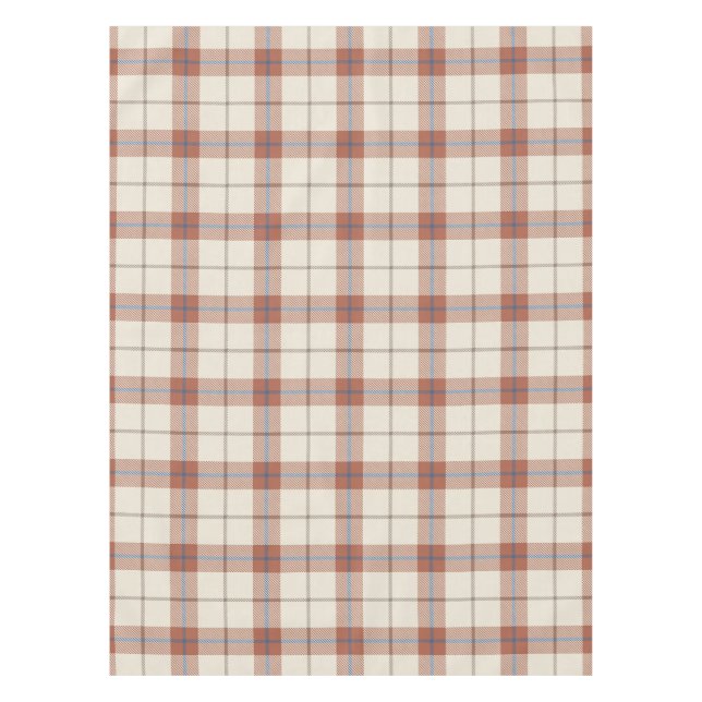 Autumnal Plaid Tablecloth (Front)