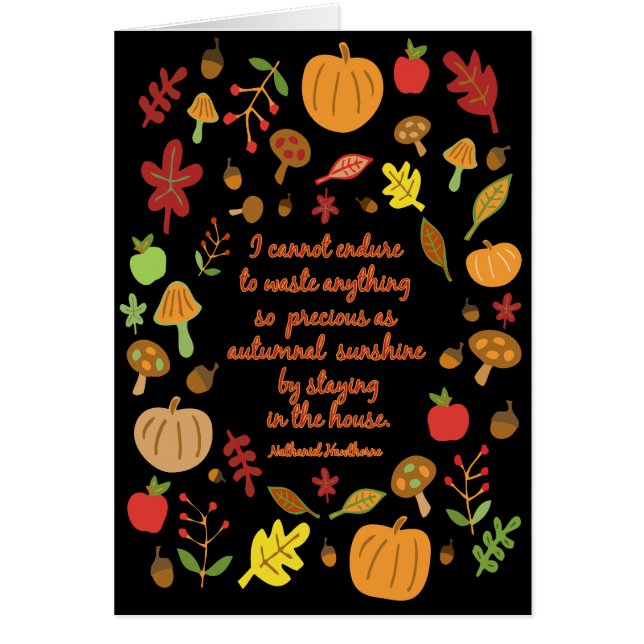 Autumnal Sunshine (Front)