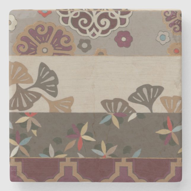 Autumnal Tapestry II Stone Coaster (Front)