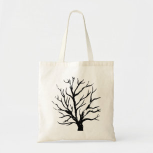 Autumnal Tree Lino Print Tote Bag