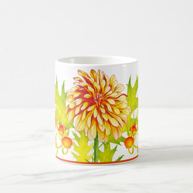 Autumn's Arrival on a Classic Mug (11 oz) (Center)