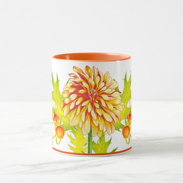 Autumn's Arrival on a Combo Mug (Center)