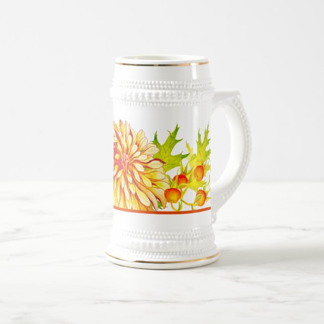 Autumn's Arrival on a Stein (Front Right)