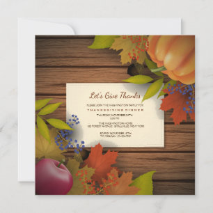 Autumn's Bounty Invitation