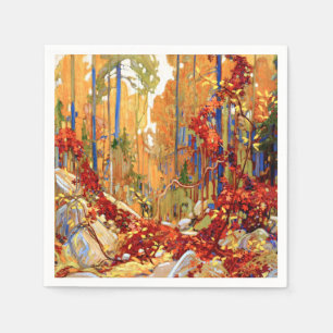 Autumn's Garland by Tom Thomson Napkin