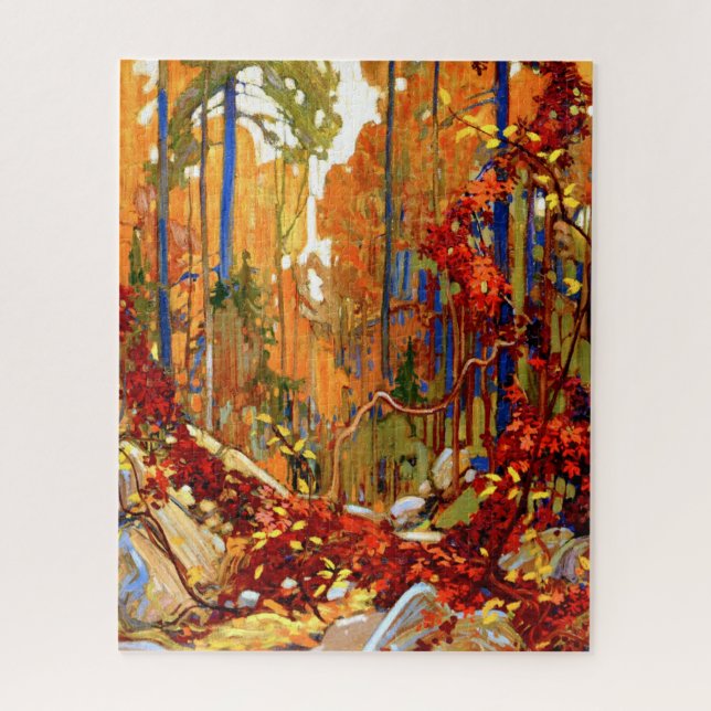 Autumn's Garland, Colourful Painting, Jigsaw Puzzle (Vertical)