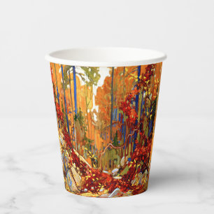 Autumn's Garland, famous painting, Paper Cups