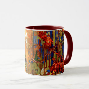 Autumn's Garland, the colours of fall, Mug