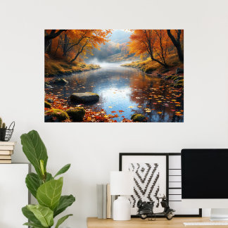 Autumn's Gentle Symphony Poster