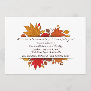 Autumn's Gifts Invitation
