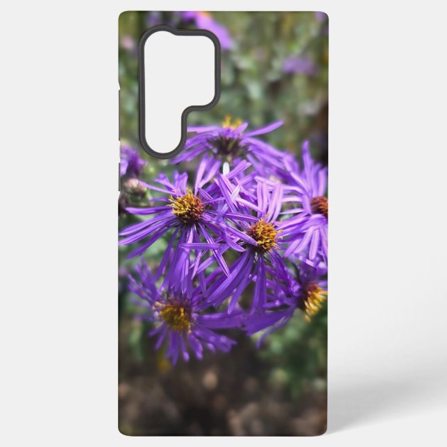 Autumn's Purple Glow Samsung Galaxy S22 Ultra Case (Back)