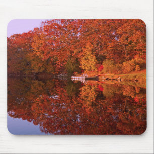 Autumn's Reflection Mouse Pad