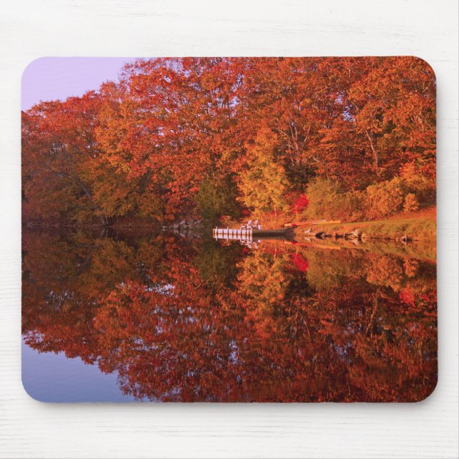 Autumn's Reflection Mouse Pad (Front)