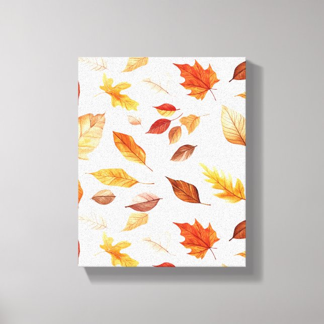 Autunm leaves canvas print (Front)