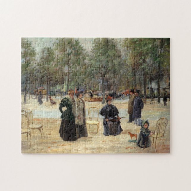 Aux Champs-Élysées | Louis Abel-Truchet Jigsaw Puzzle (Horizontal)