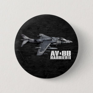AV-8B Harrier II 2 Inch Round Button