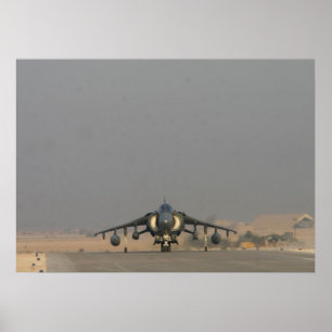 AV-8B Harrier II Aircraft Poster