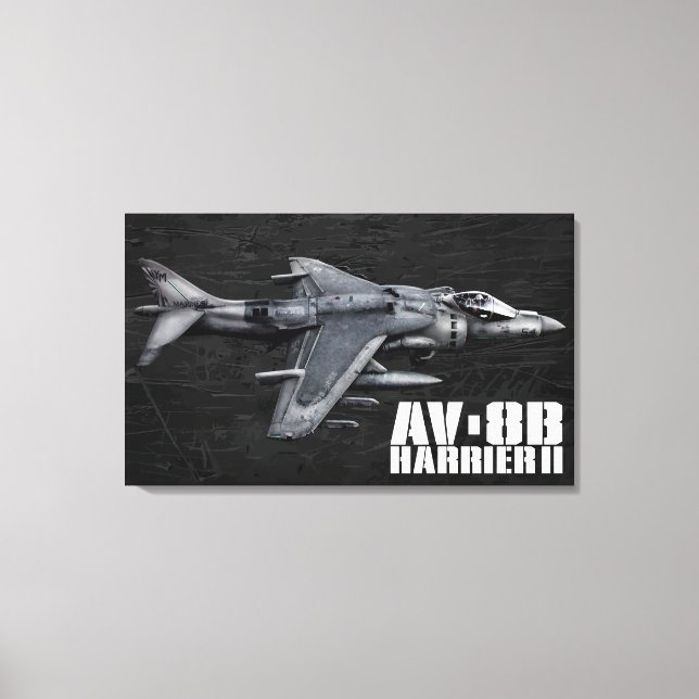AV-8B Harrier II Canvas Print (Front)