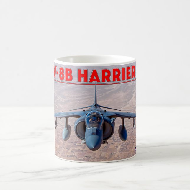 AV-8B HARRIER II COFFEE MUG (Center)
