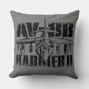 AV-8B Harrier II Grade A Cotton Throw Pillow 20x20